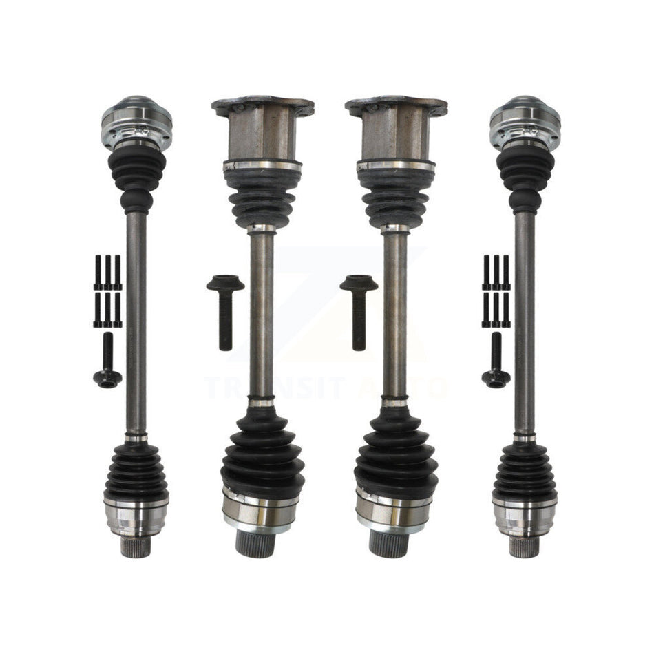 Front Rear CV Axle Drive Shaft Complete Assembly Kit For Audi Q5 KCV-100419