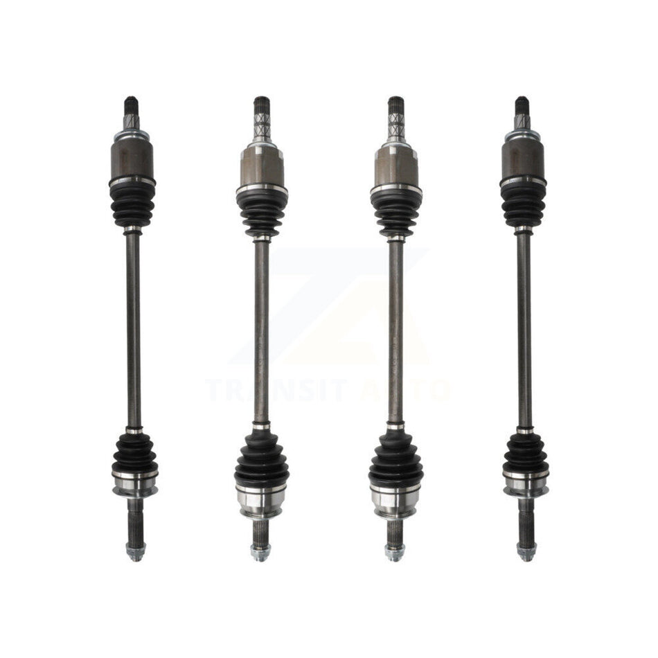 Front Rear CV Axle Drive Shaft Complete Assembly Kit For Subaru Forester Impreza WRX KCV-100423