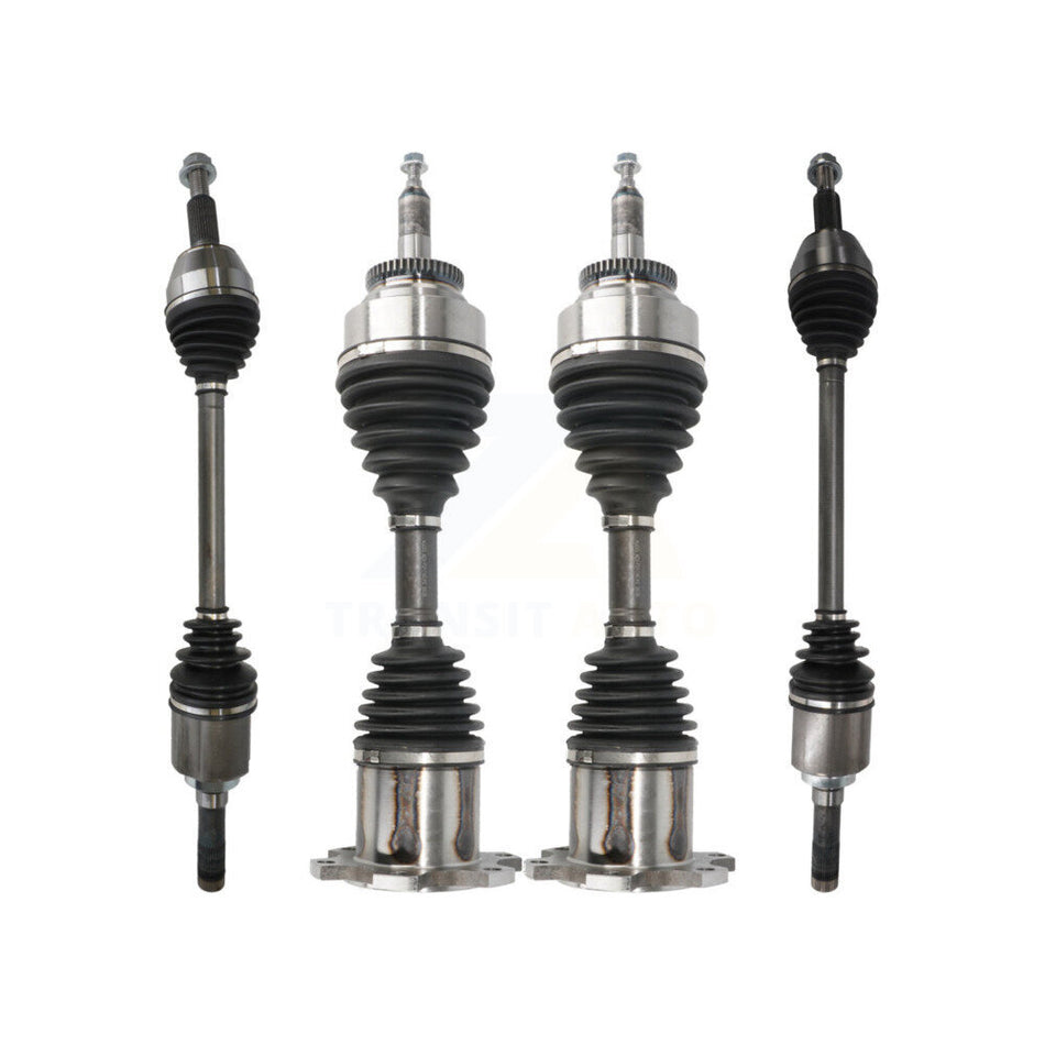 Front Rear CV Axle Shaft Kit For Ford Expedition Lincoln Navigator 9.75 In. Ring Gear 4WD KCV-100432