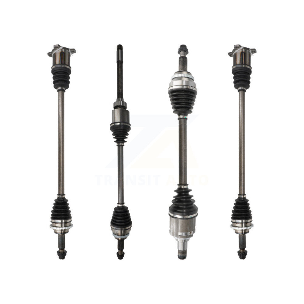 Front Rear CV Axle Shaft Kit For 11-16 Toyota Sienna AWD with 3.5L Automatic transmission KCV-100433