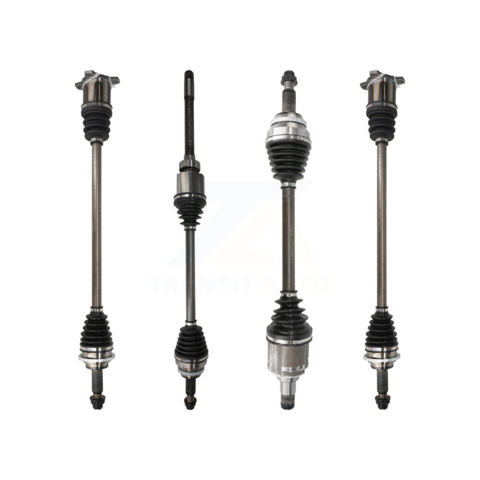 Front Rear CV Axle Shaft Kit For 11-16 Toyota Sienna AWD with 3.5L Automatic transmission KCV-100433