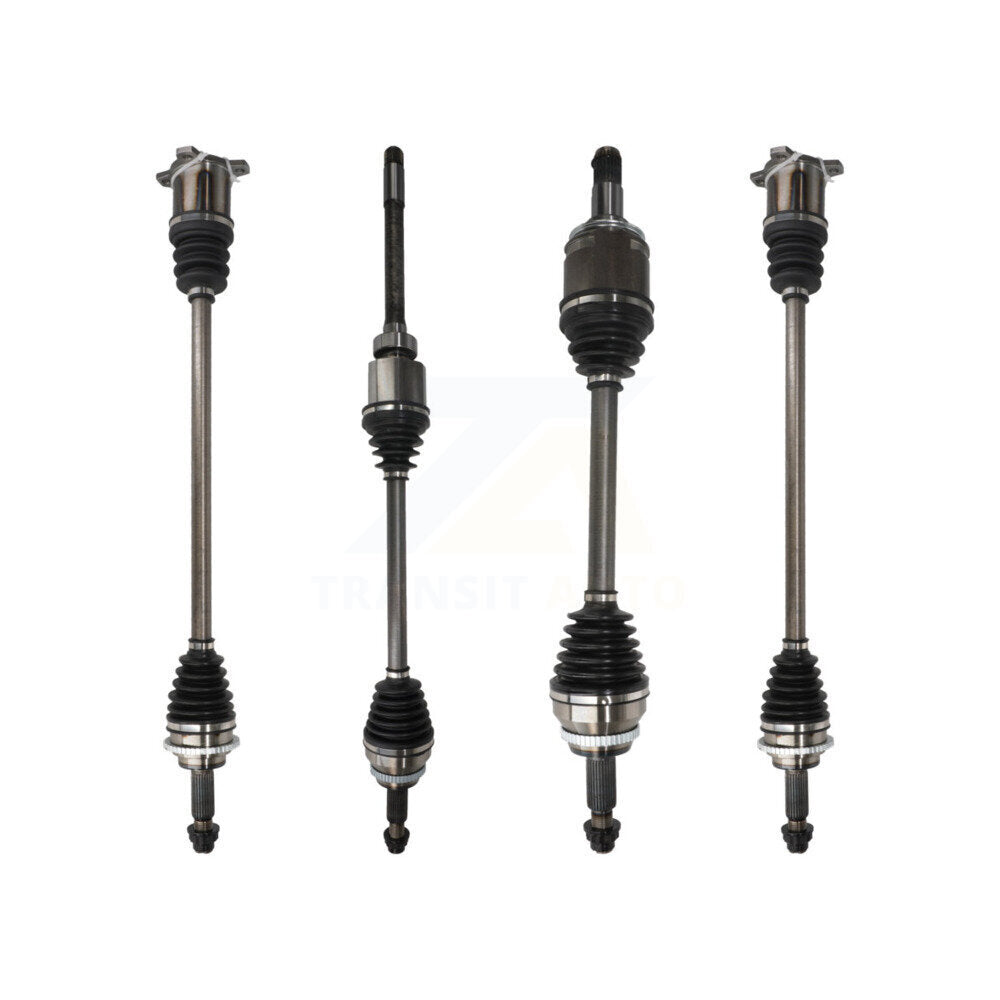 Front Rear CV Axle Shaft Kit For 17-20 Toyota Sienna AWD with 3.5L Automatic transmission KCV-100434