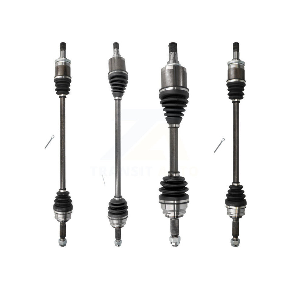 Front Rear CV Axle Shaft Kit For Dodge Caliber FWD with 2.0L Automatic CVT transmission KCV-100444