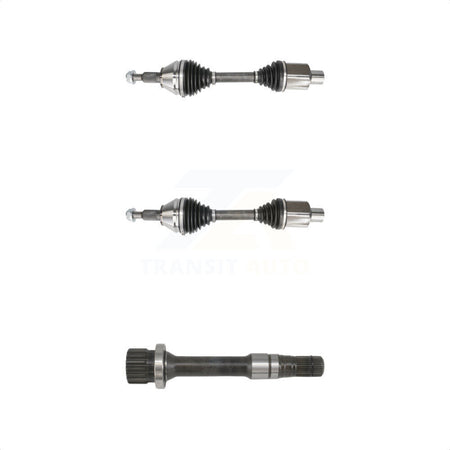 Front CV Axle Shaft & Intermediate Kit For Ram 1500 4WD 3.55 Ratio OEM# 68257421AG KCV-100446