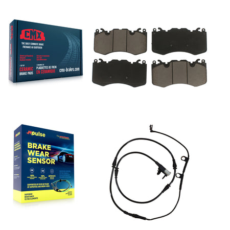 Front Ceramic Disc Brake Pads And Wear Sensors Kit For Land Rover Range Sport KCW-100496