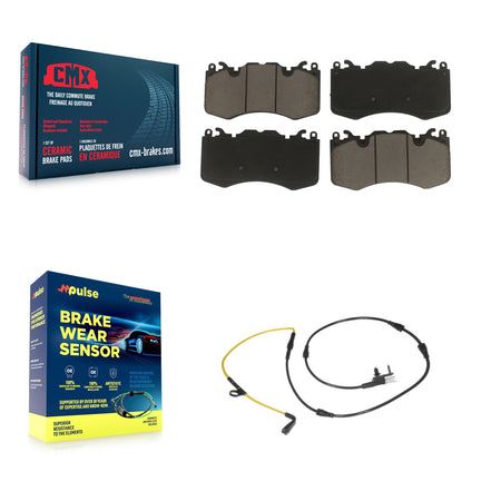 Front Ceramic Brake Pad & Wear Sensor Kit For Land Rover Range Sport without Brembo KCW-100497