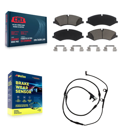 Front Ceramic Disc Brake Pad Wear Sensor Kit For Land Rover Range Sport with Brembo KCW-100499