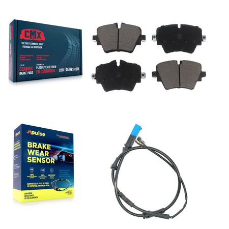 Front Ceramic Disc Brake Pads And Wear Sensors Kit For BMW X3 X4 KCW-100506