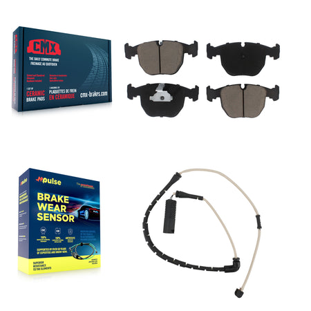 Front Ceramic Disc Brake Pads And Wear Sensors Kit For Land Rover Range KCW-100589