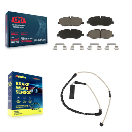 Front Ceramic Disc Brake Pads And Wear Sensors Kit For Land Rover Range KCW-100597