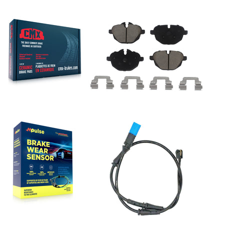 Rear Ceramic Disc Brake Pads And Wear Sensors Kit For BMW X3 KCW-100804