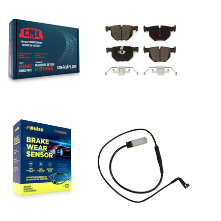Rear Ceramic Brake Pads & Wear Sensor Kit For BMW 530xi 535i xDrive 535xi Wagon with 3.0L KCW-100877