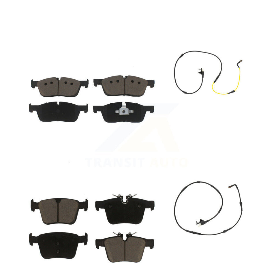Front Rear Ceramic Brake Pad And Wear Sensor Kit For Jaguar F-Pace Land Rover Range Velar KCW-101016