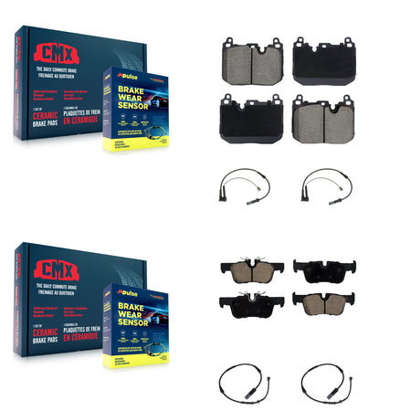 Front Rear Ceramic Brake Pad & Wear Sensor Kit For Mini Cooper Countryman BMW 228i xDrive KCW-101081