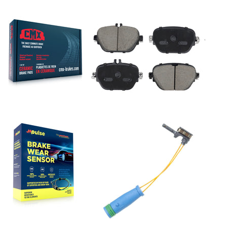 Rear Ceramic Brake Pads & Wear Sensor Kit For Mercedes-Benz E450 E400 E53 AMG E63 S CLS53 KCW-101258