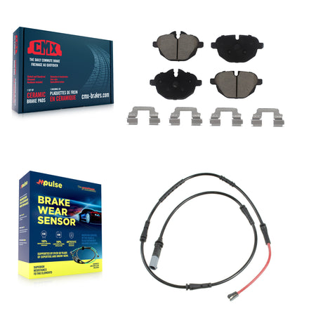 Rear Ceramic Disc Brake Pads And Wear Sensors Kit For BMW 528i xDrive 535d KCW-101399