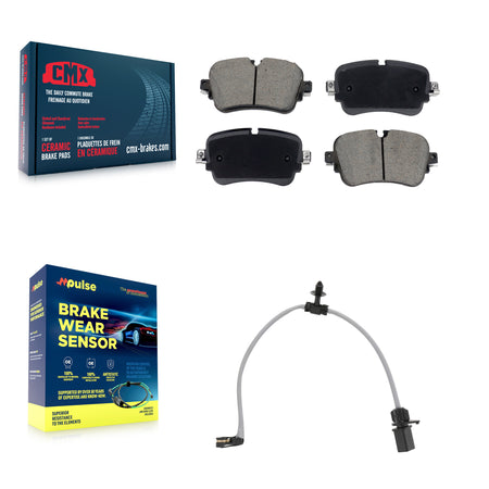 Rear Ceramic Disc Brake Pads And Wear Sensors Kit For 2019 Audi e-tron Quattro -L KCW-101401