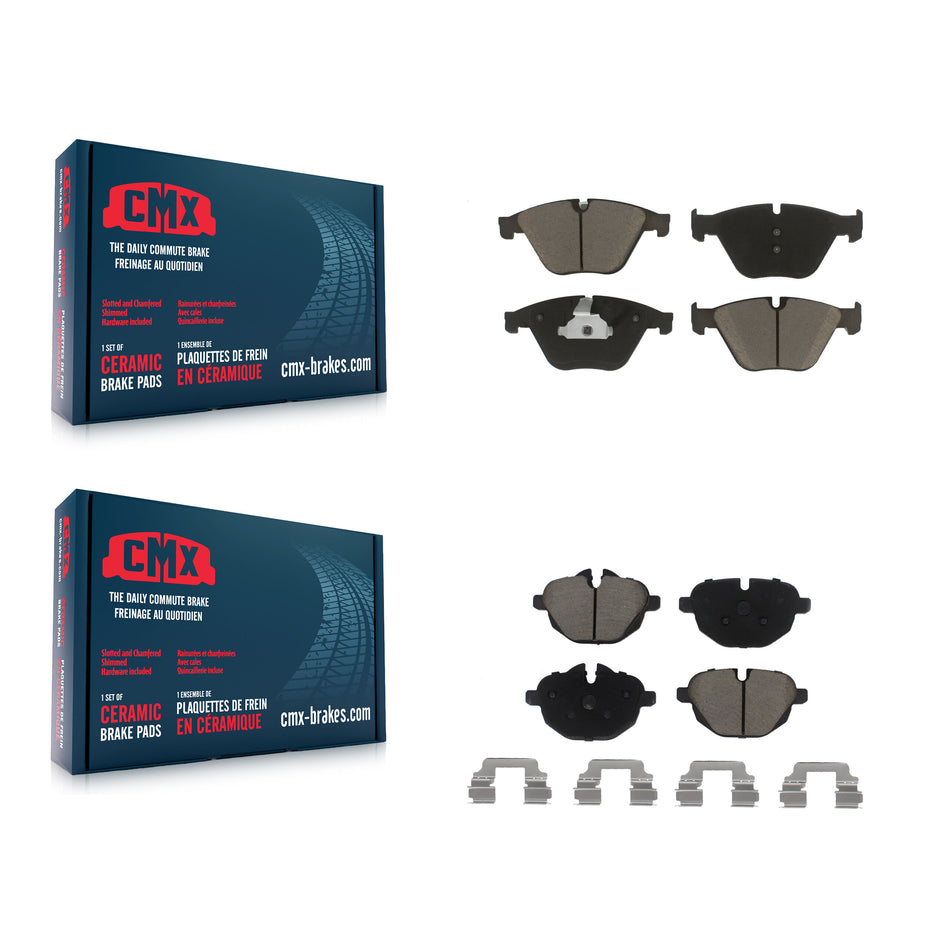 Front Rear Ceramic Brake Pads Kit For BMW 535i xDrive 528i 535d ActiveHybrid 5 KCX-100009