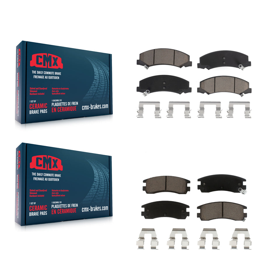 Front Rear Ceramic Brake Pads Kit For Chevrolet Impala Buick LaCrosse Monte Carlo Allure KCX-100017