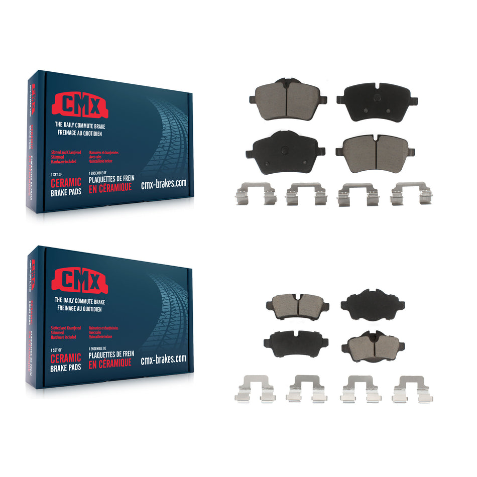 Front Rear Ceramic Brake Pads Kit For Mini Cooper With 294mm Diameter Rotor KCX-100070