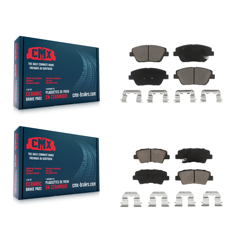 Front Rear Ceramic Brake Pads Kit For Kia Optima With Electric Parking KCX-100120