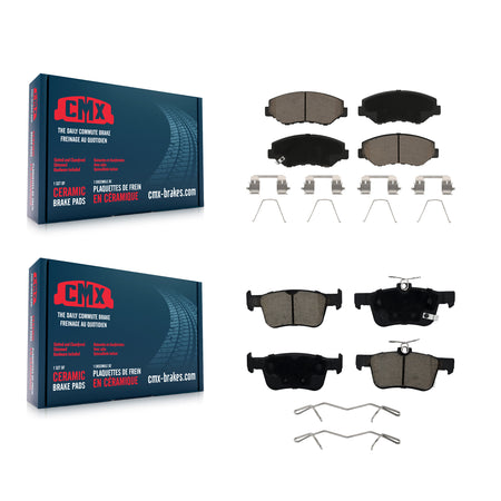 Front Rear Ceramic Brake Pads Kit For Honda Civic KCX-100129