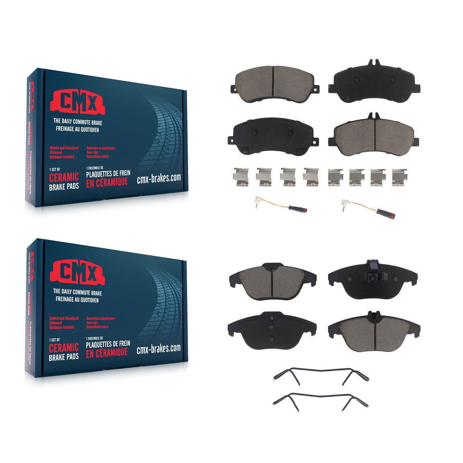 Front Rear Ceramic Brake Pads Kit For Mercedes-Benz GLK350 GLK250 KCX-100139