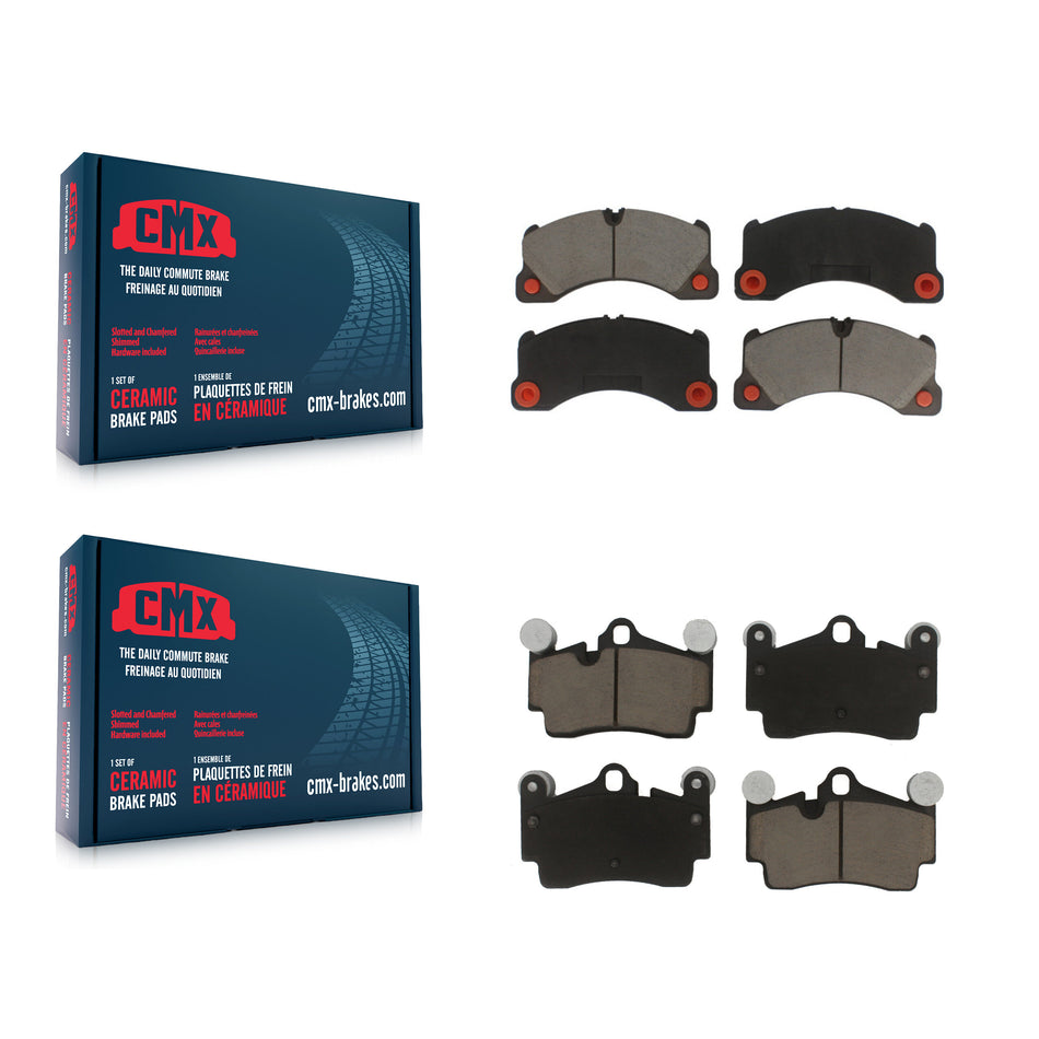 Front Rear Ceramic Brake Pads Kit For Porsche Cayenne KCX-100154