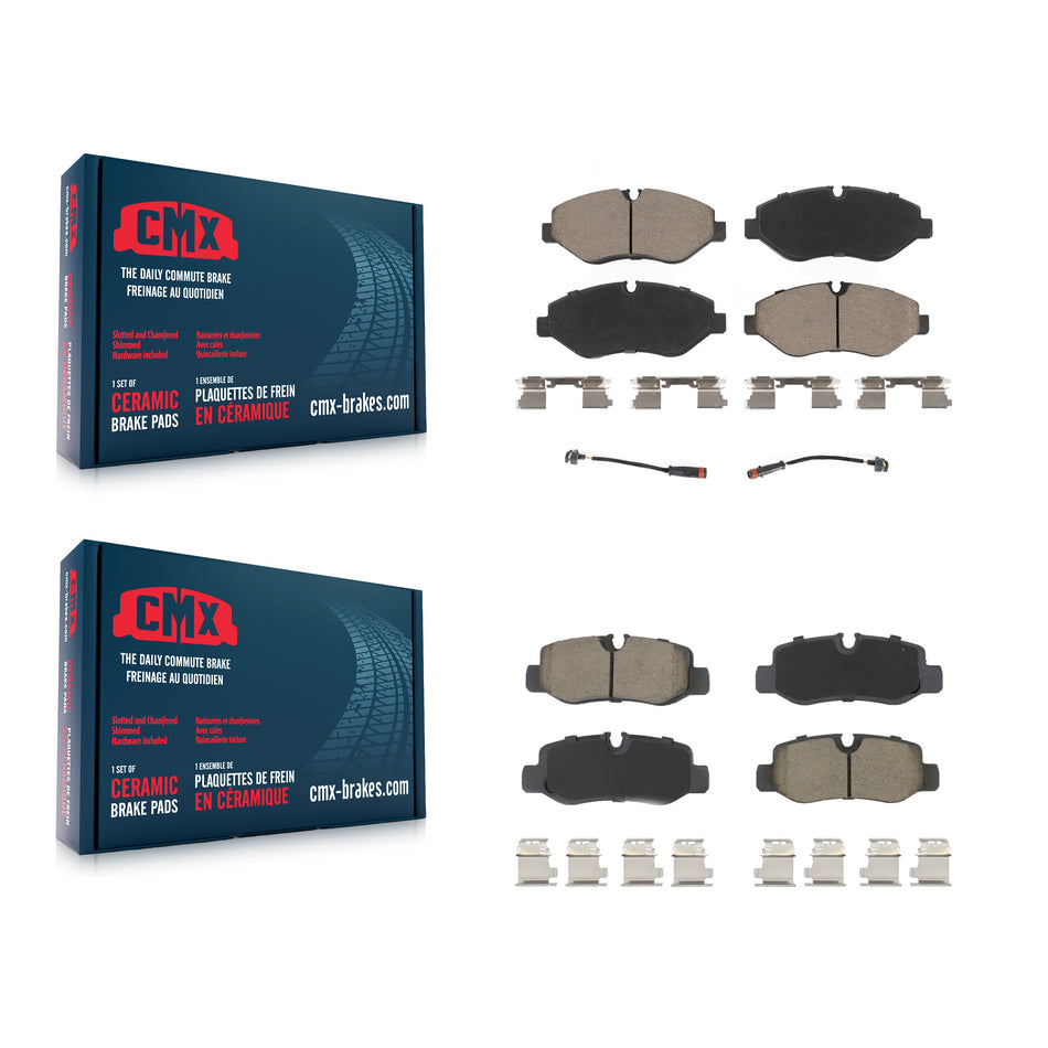 Front Rear Ceramic Brake Pads Kit For Mercedes-Benz Metris KCX-100177