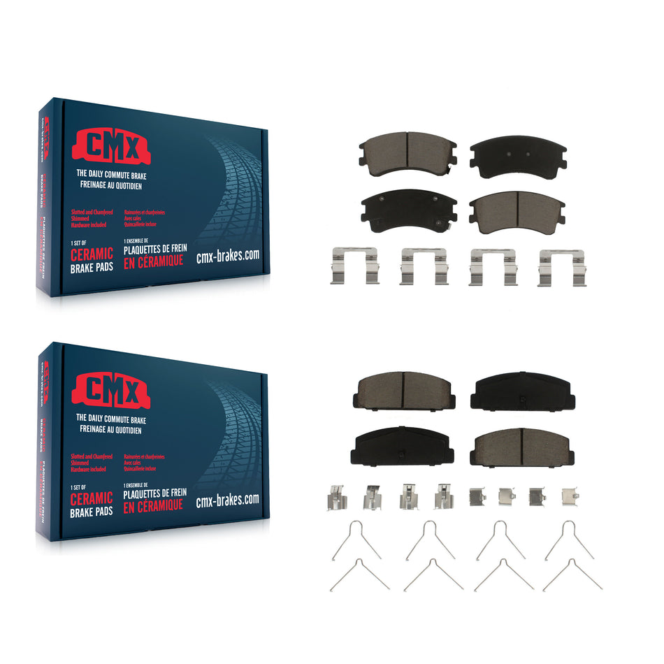Front Rear Ceramic Brake Pads Kit For 2003-2005 Mazda 6 KCX-100184