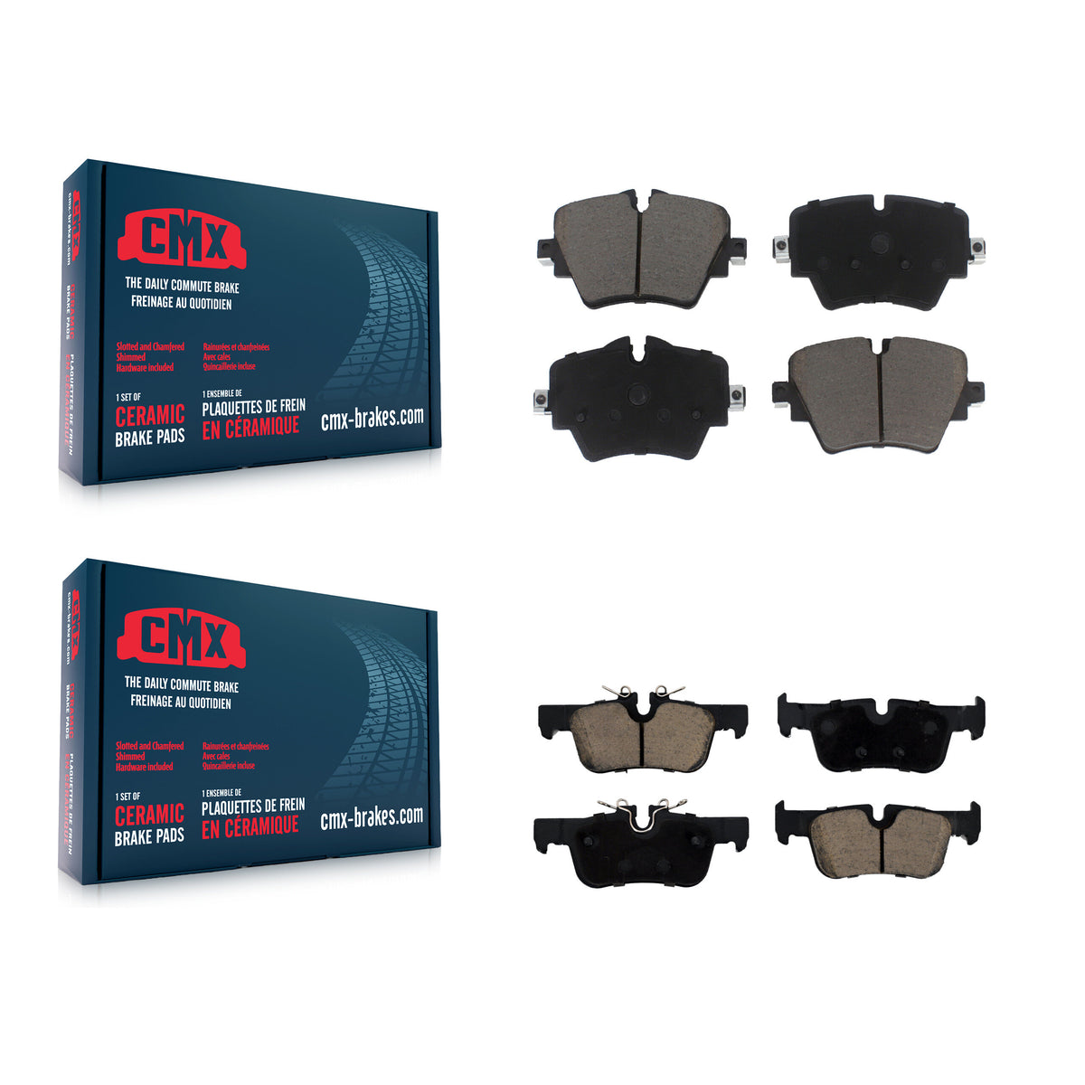 Front Rear Ceramic Brake Pad Kit For BMW X1 Mini Cooper Countryman X2 Clubman 228i xDrive KCX-100201