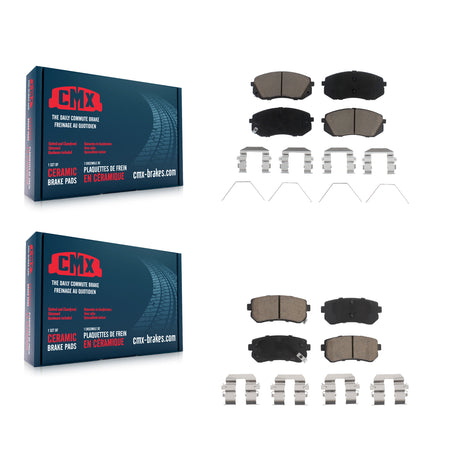 Front Rear Ceramic Brake Pads Kit For Kia Optima With Manual Parking KCX-100245