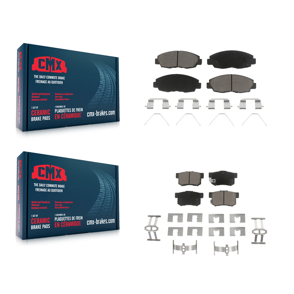 Front Rear Ceramic Brake Pads Kit For Honda Civic KCX-100268