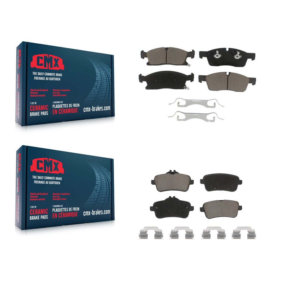 Front Rear Ceramic Brake Pads Kit For Mercedes-Benz ML350 GLE350 GLS450 GL450 GL350 ML400 GLE400 ML250 GLE300d KCX-100294
