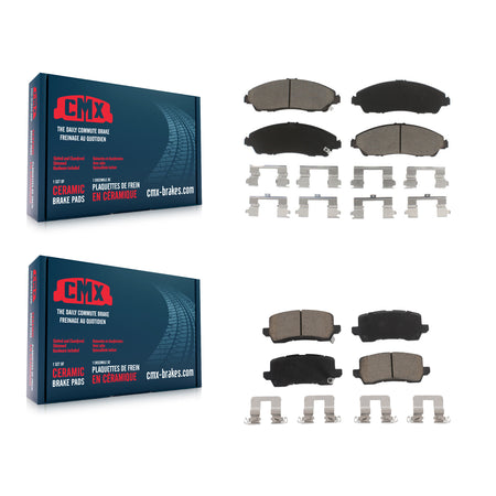 Front Rear Ceramic Brake Pads Kit For 2017-2020 Acura MDX KCX-100298