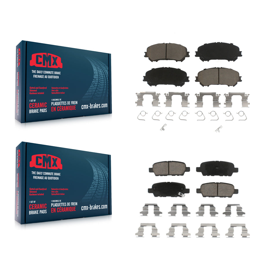Front Rear Ceramic Brake Pads Kit For Nissan Rogue Sport Qashqai KCX-100323
