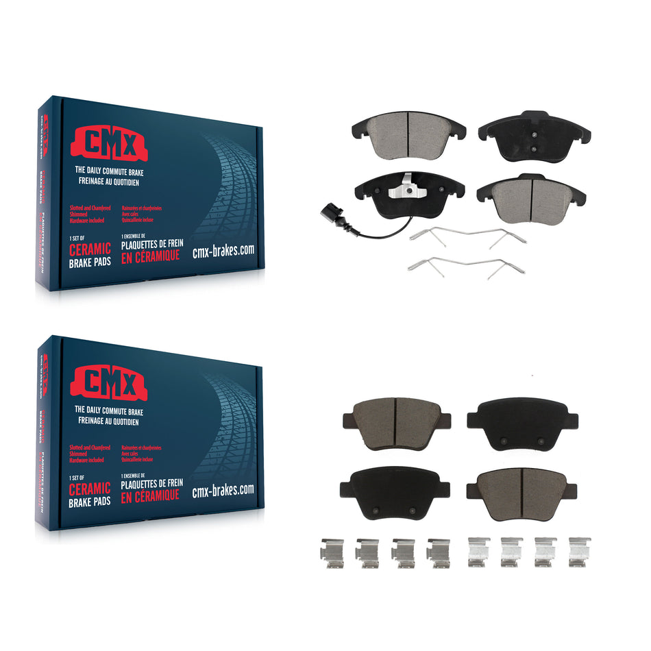 Front Rear Ceramic Brake Pads Kit For Volkswagen Passat KCX-100326