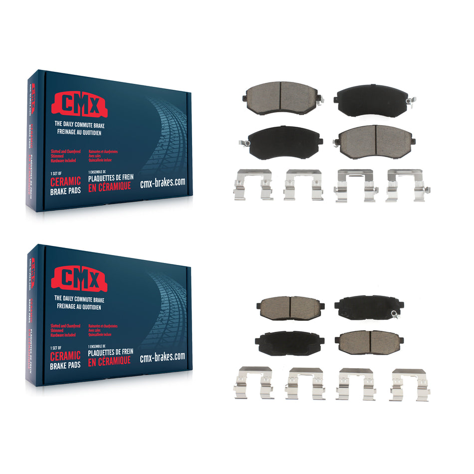Front Rear Ceramic Brake Pads Kit For Scion FR-S Subaru BRZ Toyota 86 KCX-100397