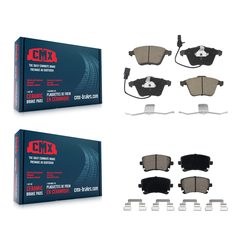 Front Rear Ceramic Brake Pads Kit For Audi A6 Quattro S4 KCX-100419