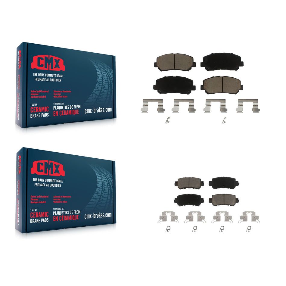 Front Rear Ceramic Brake Pads Kit For Mazda CX-5 KCX-100435