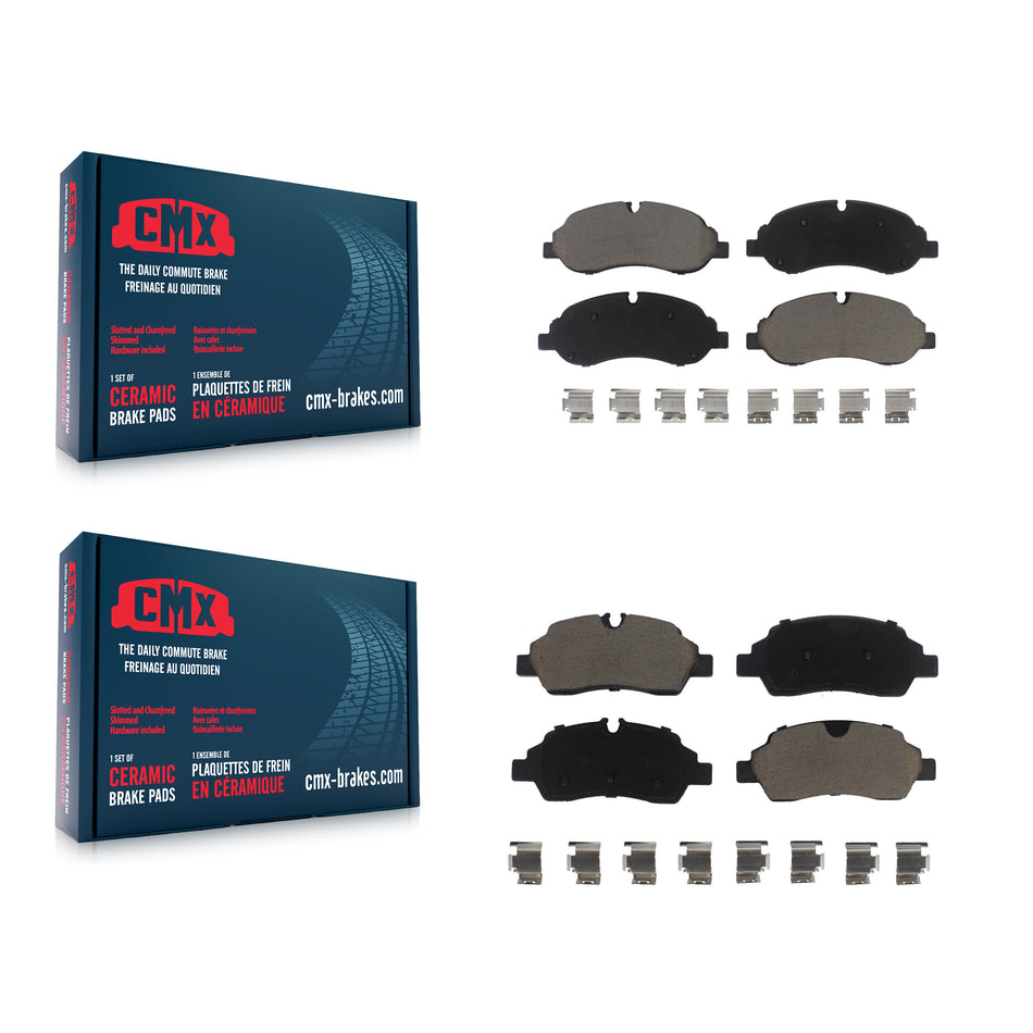 Front Rear Ceramic Brake Pads Kit For Ford Transit-250 Transit-350 Transit-150 HD KCX-100437