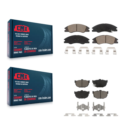 Front Rear Ceramic Brake Pads Kit For Kia Spectra Spectra5 KCX-100445