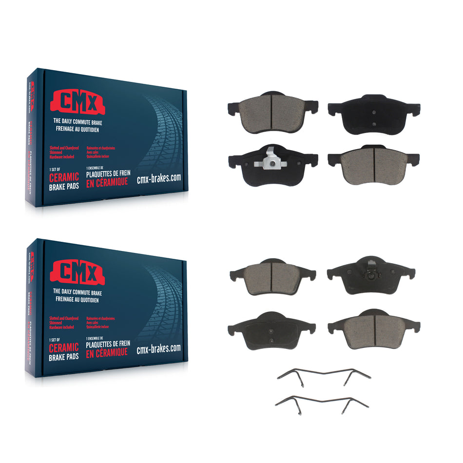 Front Rear Ceramic Brake Pads Kit For Volvo S60 V70 XC70 S80 KCX-100503