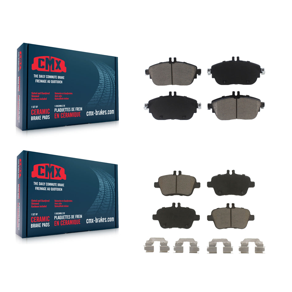 Front Rear Ceramic Brake Pads Kit For Mercedes-Benz GLA250 CLA250 INFINITI QX30 B Electric Drive B250e B250 KCX-100515