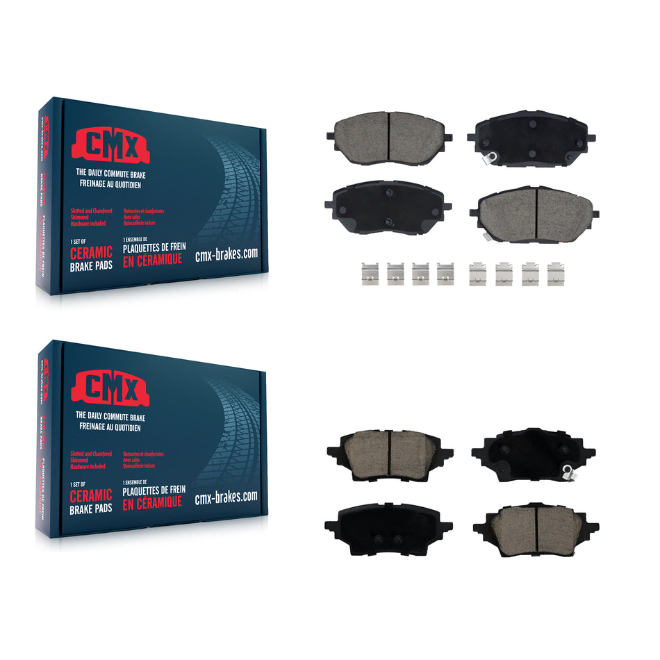 Front Rear Ceramic Brake Pads Kit For Toyota C-HR KCX-100529