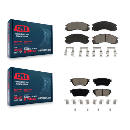 Front Rear Ceramic Brake Pads Kit For Mitsubishi Outlander PHEV KCX-100553