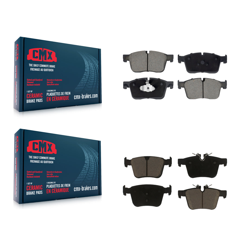 Front Rear Ceramic Brake Pads Kit For Jaguar Land Rover Range Velar XE F-Pace XF I-Pace KCX-100585