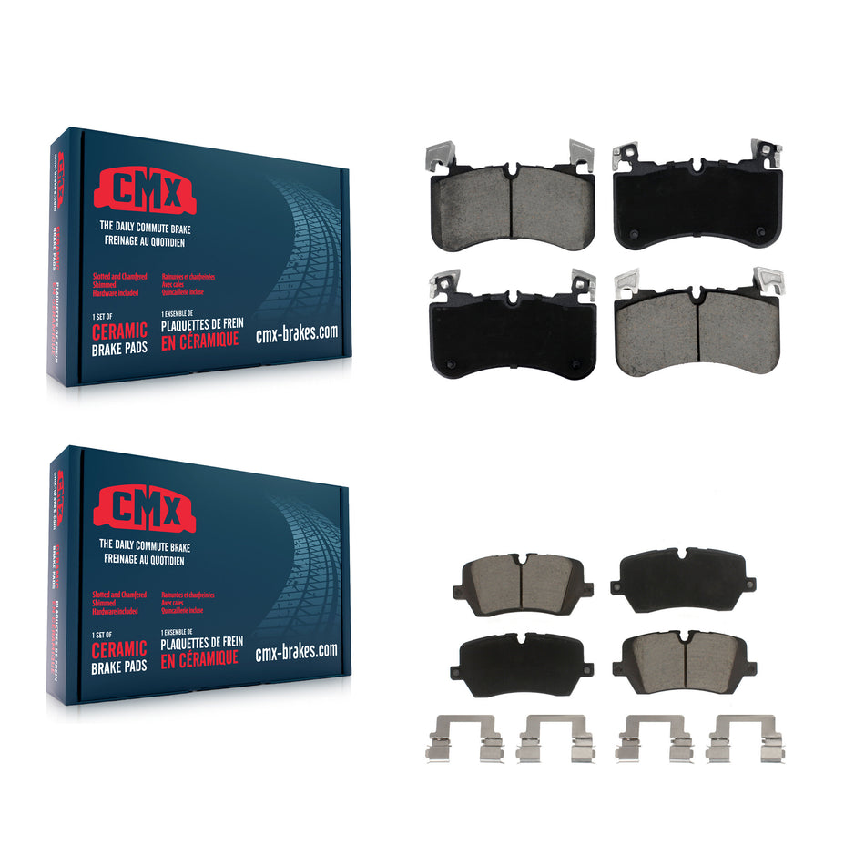 Front Rear Ceramic Brake Pads Kit For Land Rover Discovery Defender 110 Range 90 KCX-100602