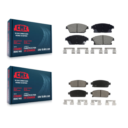Front Rear Ceramic Brake Pads Kit For Chevrolet Cruze Buick Trax Verano Encore Orlando KCX-100610