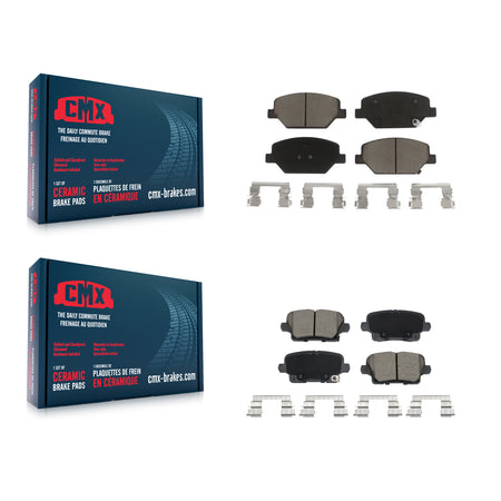 Front Rear Ceramic Brake Pads Kit For Cadillac XT4 Buick Regal Sportback KCX-100618